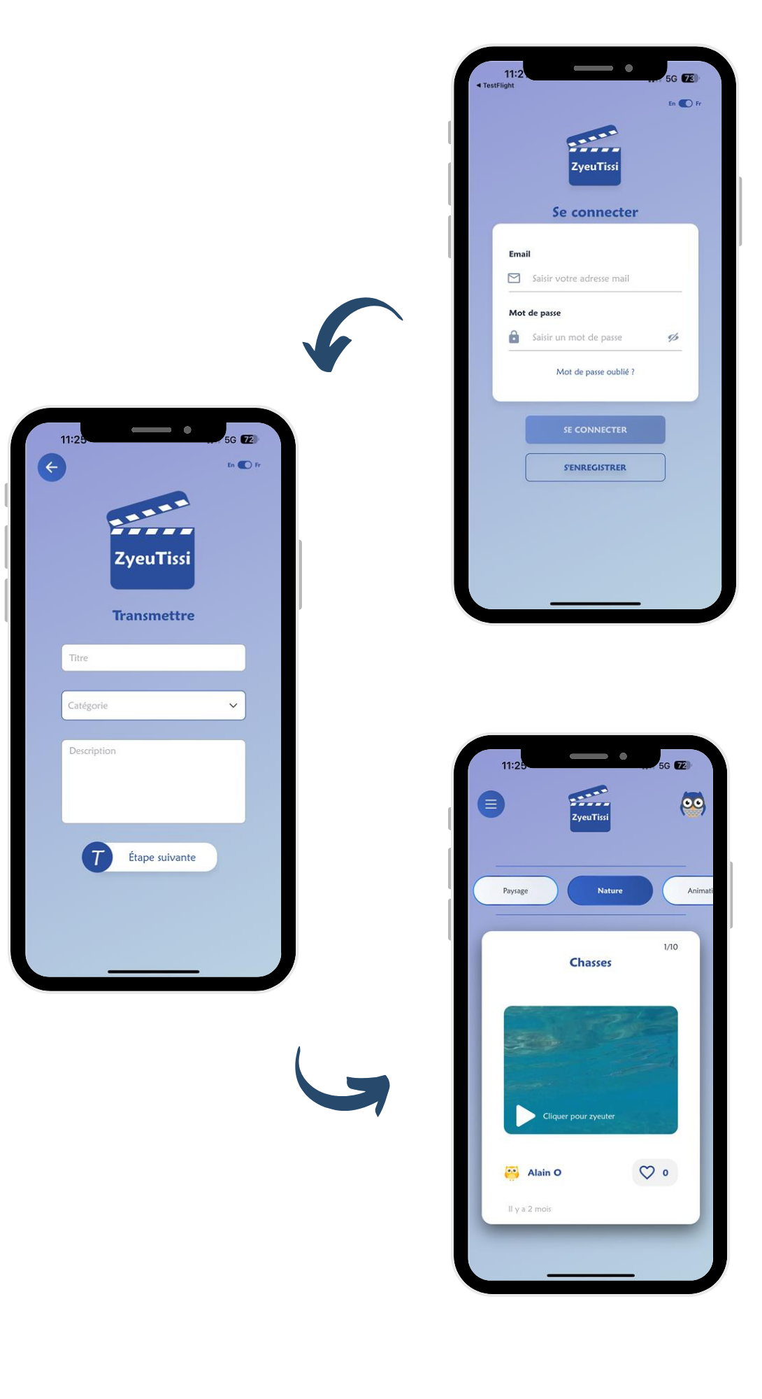 green gradient application showcase presentation (3)